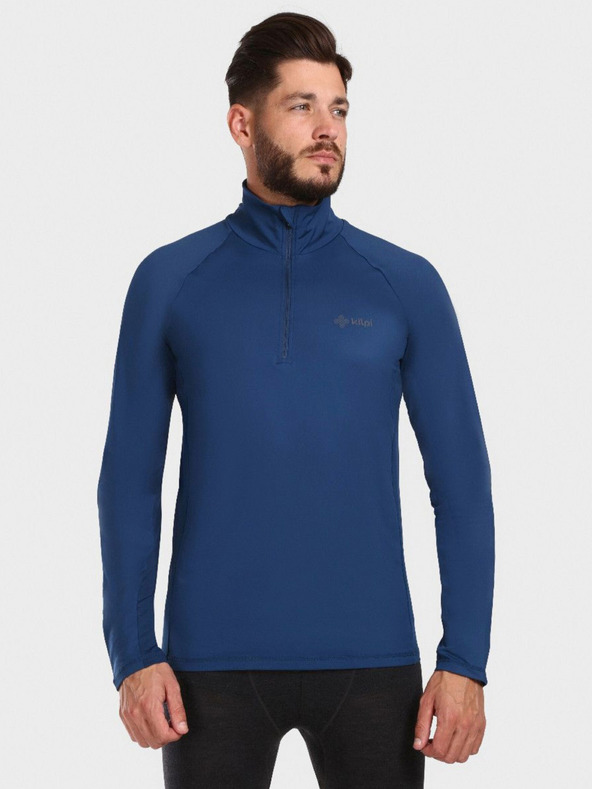 Kilpi Camicia sportiva termica da uomo KILPI WILLIE blu scuro