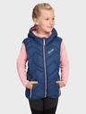 Kilpi Gilet trapuntato da bambina Kilpi TOMM blu scuro