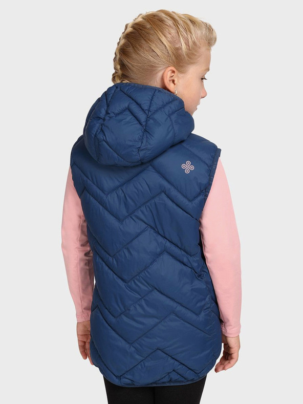 Kilpi Gilet trapuntato da bambina Kilpi TOMM blu scuro