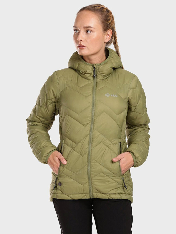 Kilpi Giacca invernale trapuntata verde da donna Kilpi REBEKI