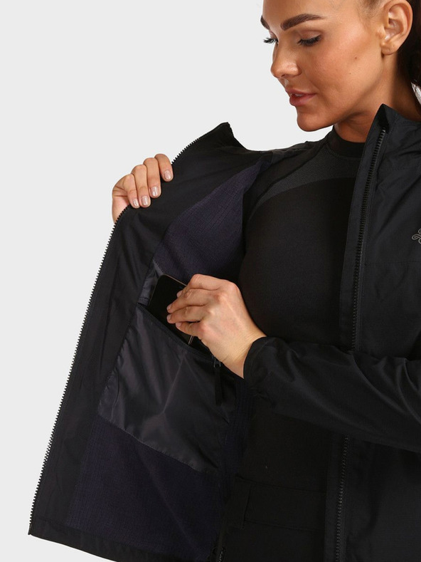 Kilpi Giacca sportiva nera da donna Kilpi OLVERA
