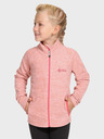 Kilpi Felpa con cappuccio in pile con cerniera rosa da bambina Kilpi ALACANT