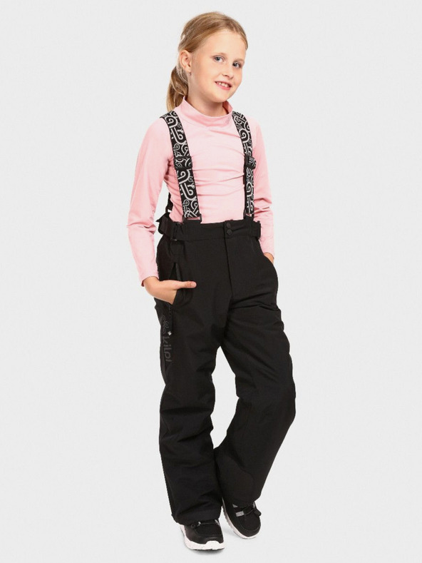 Kilpi Pantaloni da sci neri per bambini Kilpi GABONE