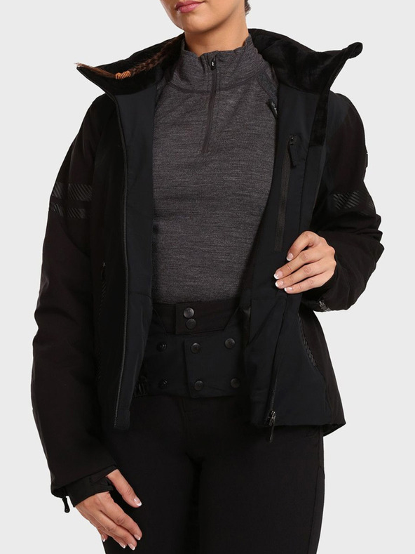 Kilpi Giacca da sci nera da donna Kilpi LORIEN