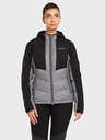 Kilpi Giacca invernale trapuntata nera e grigia da donna Kilpi TEVERY