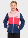 Kilpi Giacca softshell blu e rosa da bambina Kilpi RAVIA
