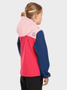 Kilpi Giacca softshell blu e rosa da bambina Kilpi RAVIA