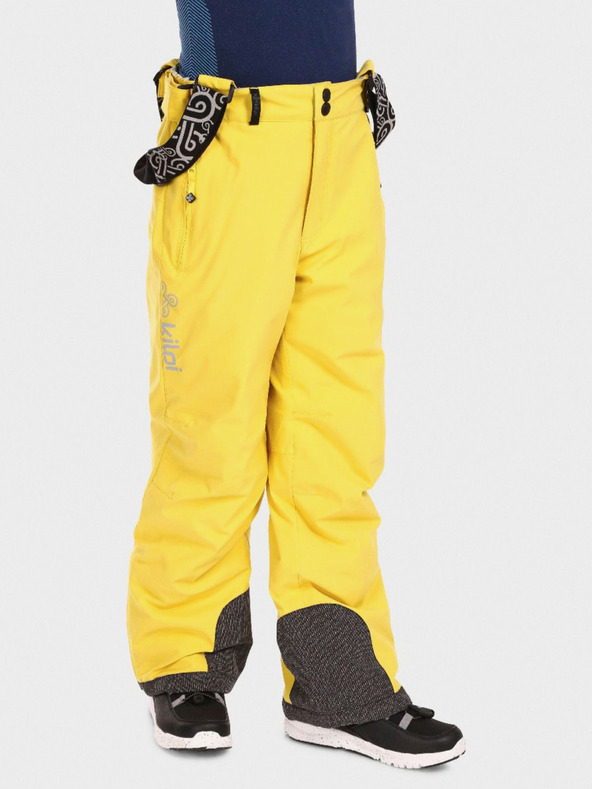 Kilpi Pantaloni da sci per ragazzi KILPI MIMAS gialli