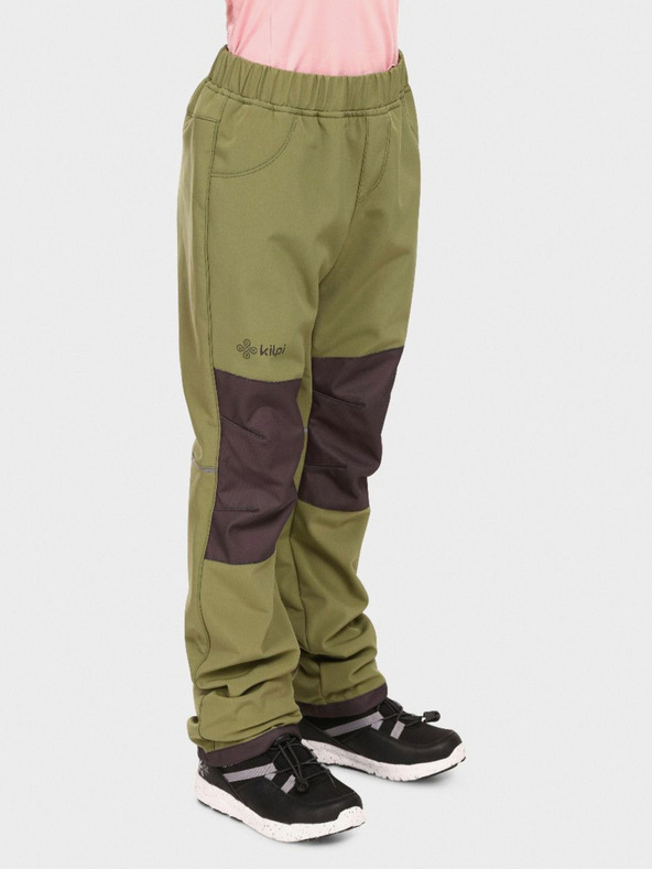 Kilpi Pantaloni softshell Khaki per bambini Kilpi RIZO