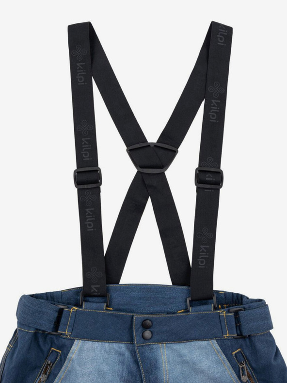 Kilpi Pantaloni da sci softshell da uomo blu scuro Kilpi JEANSO