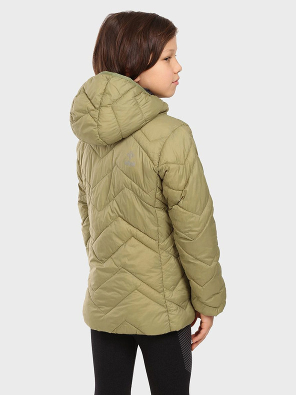 Kilpi Giacca invernale trapuntata verde da bambino Kilpi REBEKI