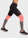 Kilpi Leggings sportivi da donna neri e rosa Kilpi ALEXO