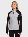 Kilpi Giacca sportiva da donna nera e grigia Kilpi BALEO