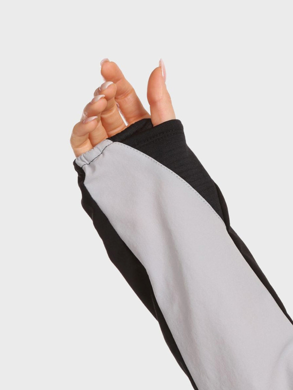 Kilpi Giacca sportiva da donna nera e grigia Kilpi BALEO