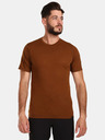 Kilpi T-shirt da uomo in lana merino marrone Kilpi SLOPER-M