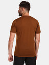 Kilpi T-shirt da uomo in lana merino marrone Kilpi SLOPER-M