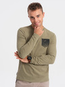 Ombre Clothing Camicia da uomo Khaki Ombre Clothing