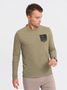 Ombre Clothing Camicia da uomo Khaki Ombre Clothing