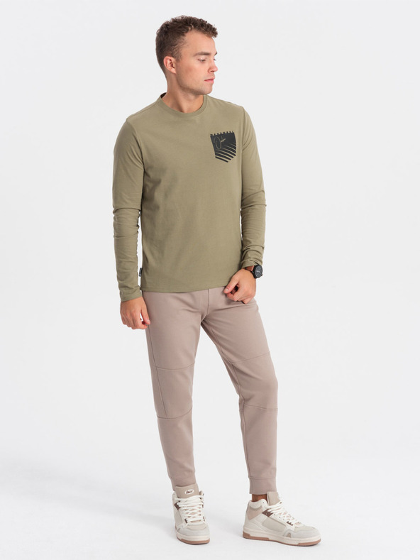 Ombre Clothing Camicia da uomo Khaki Ombre Clothing