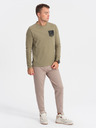 Ombre Clothing Camicia da uomo Khaki Ombre Clothing
