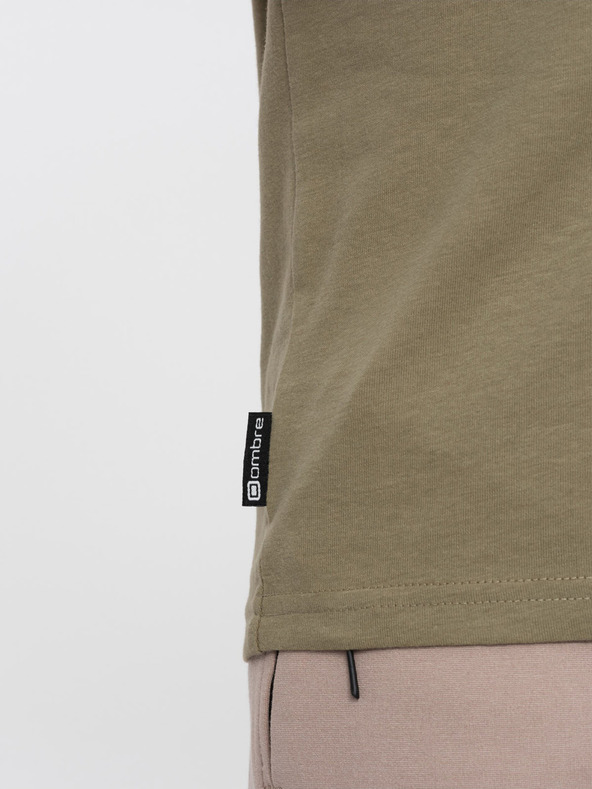 Ombre Clothing Camicia da uomo Khaki Ombre Clothing