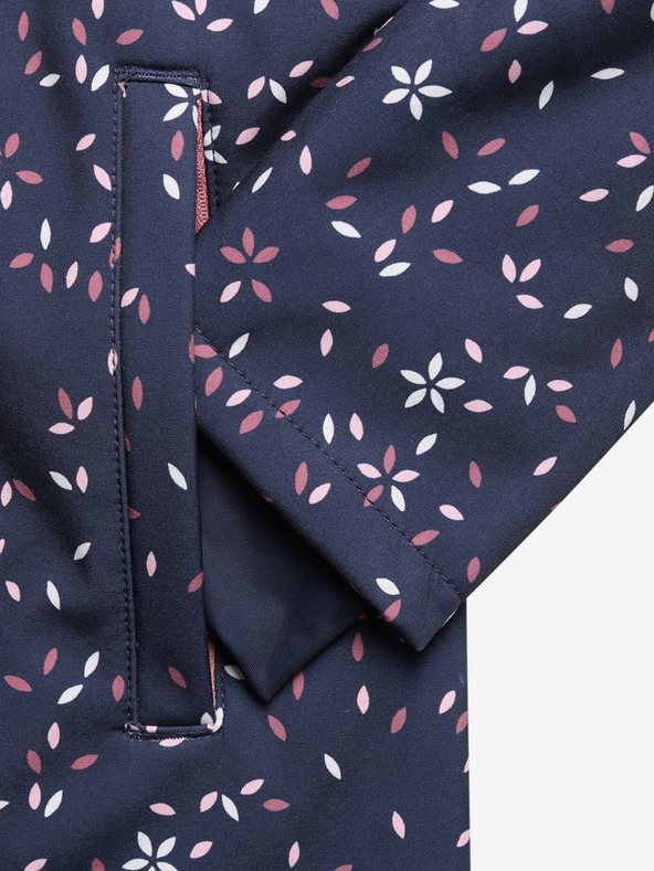 ALPINE PRO Cappotto softshell da bambina blu scuro ALPINE PRO Ilemo