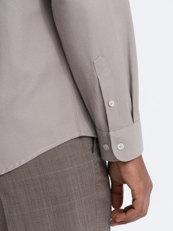 Ombre Clothing Camicia grigia da uomo Ombre Abbigliamento