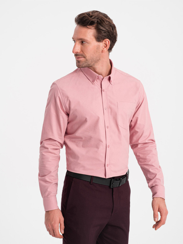 Ombre Clothing Camicia Ombre Clothing da uomo rosa