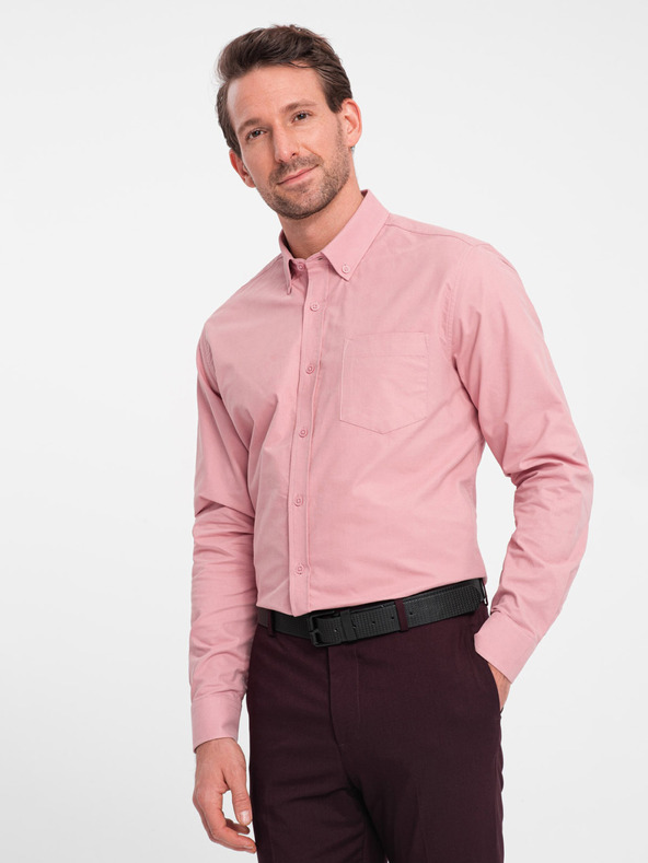 Ombre Clothing Camicia Ombre Clothing da uomo rosa
