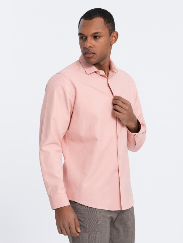 Ombre Clothing Camicia Ombre Clothing rosa chiaro da uomo