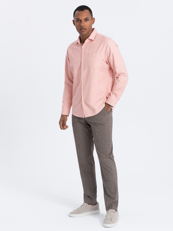 Ombre Clothing Camicia Ombre Clothing rosa chiaro da uomo