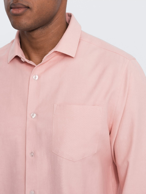 Ombre Clothing Camicia Ombre Clothing rosa chiaro da uomo