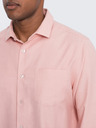 Ombre Clothing Camicia Ombre Clothing rosa chiaro da uomo