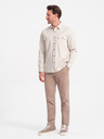 Ombre Clothing Camicia Ombre Clothing crema da uomo