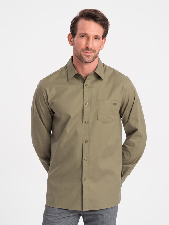 Ombre Clothing Camicia Ombre Clothing verde da uomo