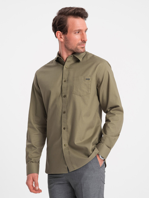 Ombre Clothing Camicia Ombre Clothing verde da uomo