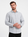 Ombre Clothing Camicia grigio chiaro da uomo Ombre Clothing