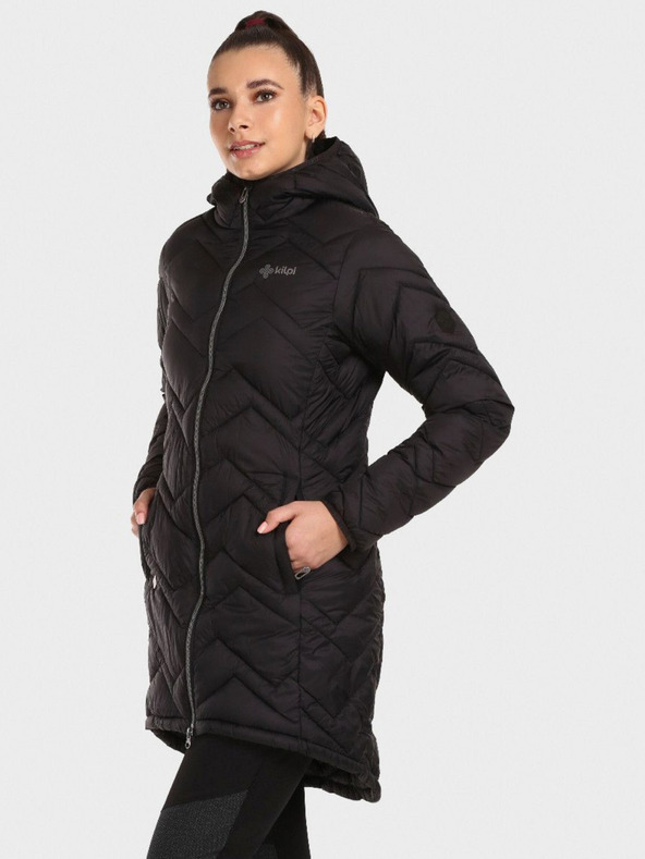 Kilpi Cappotto invernale nero da donna Kilpi LEILA-W