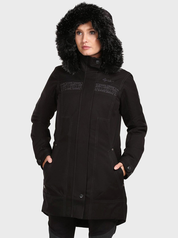 Kilpi Cappotto invernale nero da donna Kilpi PERU-W