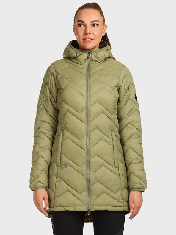 Kilpi Cappotto invernale da donna verde Kilpi LEILA-W