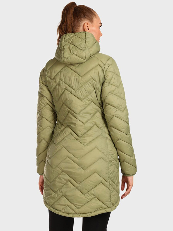 Kilpi Cappotto invernale da donna verde Kilpi LEILA-W