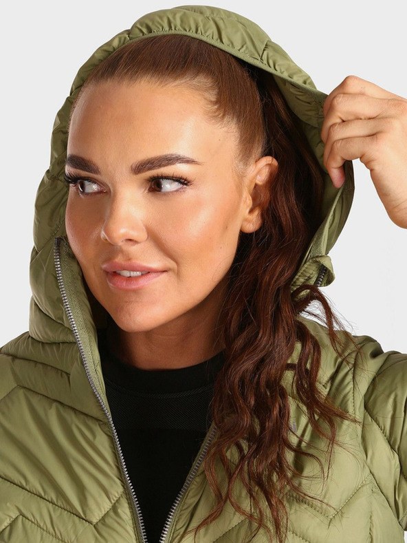 Kilpi Cappotto invernale da donna verde Kilpi LEILA-W