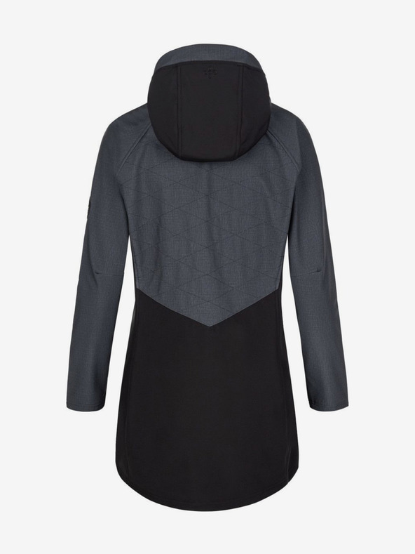Kilpi Cappotto softshell nero e grigio da donna Kilpi LASIKA-W
