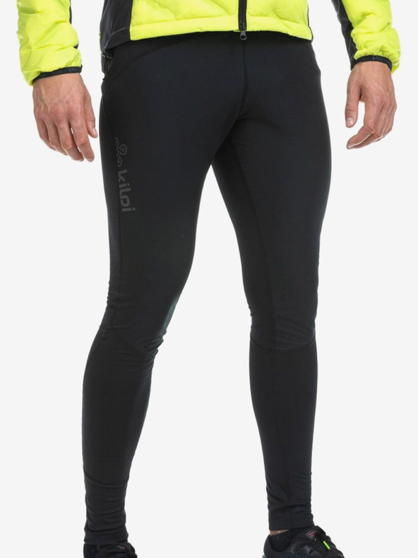 Kilpi Leggings da corsa da uomo grigio scuro Kilpi KARANG-M