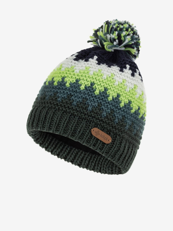 Kilpi Berretto invernale in maglia verde scuro da uomo Kilpi SKAL-M