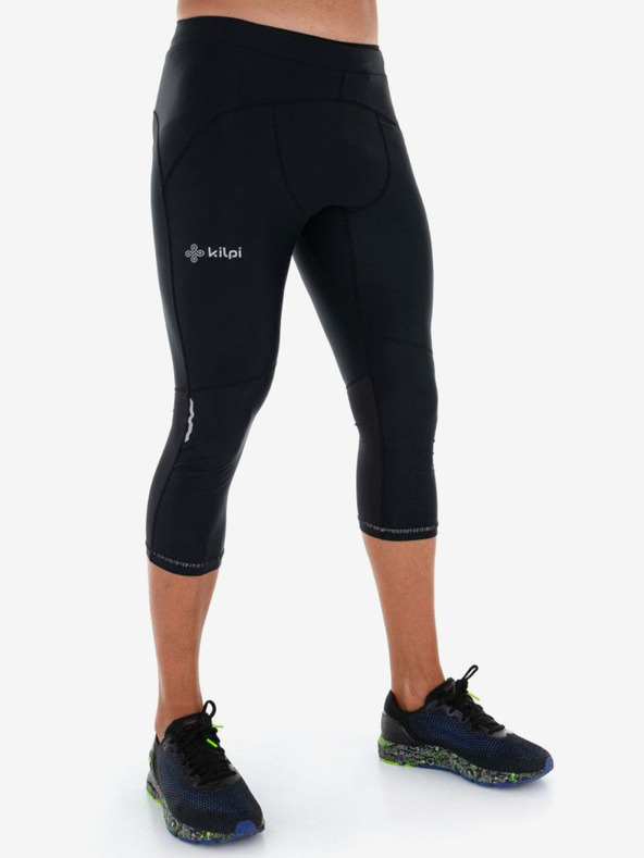 Kilpi Leggings sportivi 3/4 da uomo neri Kilpi Vigar-M