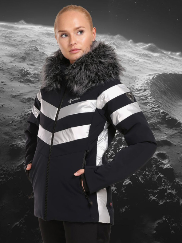 Kilpi Giacca da sci di lusso nera da donna Kilpi LTD ASTER-W