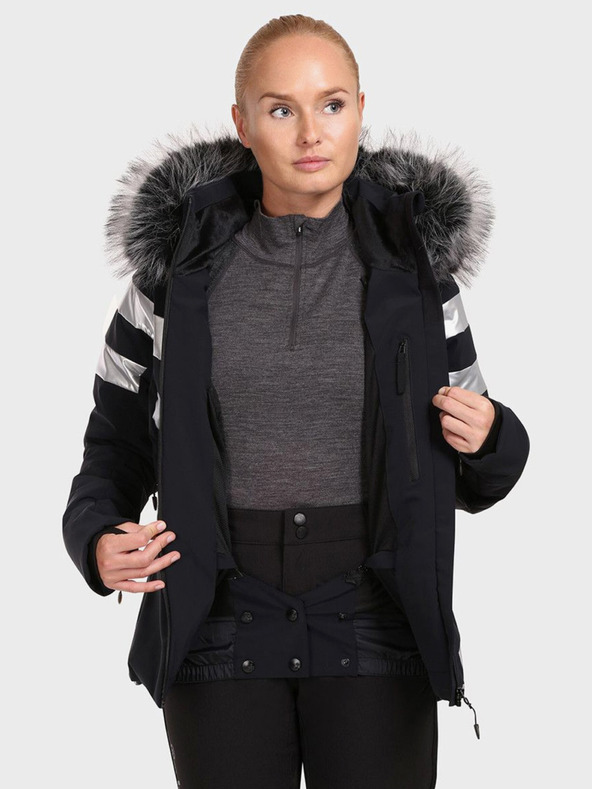 Kilpi Giacca da sci di lusso nera da donna Kilpi LTD ASTER-W