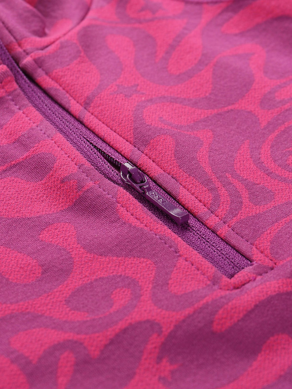 ALPINE PRO Maglietta funzionale rosa scuro per bambina ALPINE PRO Seamo