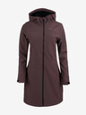 ALPINE PRO Cappotto softshell marrone da donna ALPINE PRO Esera